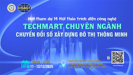 Hơn 10 hội thảo trình diễn công nghệ tại Techmart chuyên ngành Chuyển đổi số xây dựng đô thị thông minh